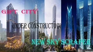 Gift city latest update 2024  Gift city under construction new sky scrapers 4k view giftcity [upl. by Iliak]