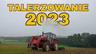 💨EMISJA SPALIN 101  Talerzowanie ścierniska 2023  Ursus  ATR PampV [upl. by Comyns]