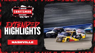 NASCAR Official Craftsman Truck Series Extended Highlights from Nashville  Rackley Roofing 200 [upl. by Lunette]