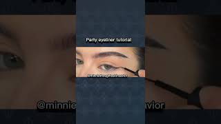 Easy eyeliner tutorial howtoapplywingeyeliner eyelinertutorial eyeliner wingeyeliner shortsfeed [upl. by Anilasor]