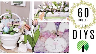 🌿60 DIYS EASTER SPRING DOLLAR TREE DECOR CRAFTS 🌿 quotI Love Springquot ep 10 Olivias Romantic Home DIY [upl. by Yendirb]