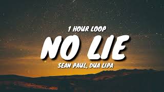 Sean Paul Dua Lipa  No Lie 1 HOUR LOOP TikTok song [upl. by Bergess]