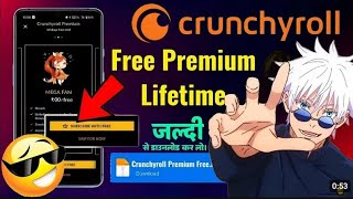 Finally CrunchyRoll Premium Mod Apk 🤩 [upl. by Inoj134]