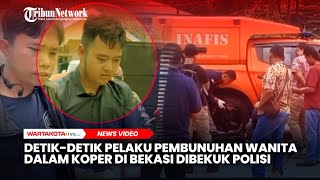 Detikdetik Pelaku Pembunuhan Wanita Dalam Koper di Bekasi Dibekuk Polisi [upl. by Eimiaj598]