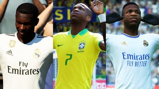 VINICIUS JR IN EVERY FIFA 1922 [upl. by Farron]