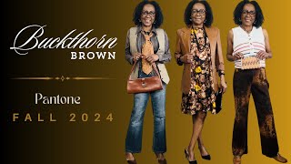 Styling Fall Outfits inspred by Pantone 2024 Fashion Color Trends [upl. by Afnin48]