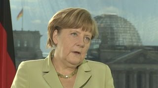 Merkel Talks are aimed at keeping Greece in Eurozone [upl. by Mouldon]