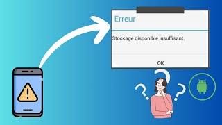 Espace de stockage insuffisant sur Android [upl. by Nevaeh]