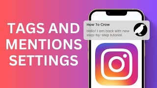 Instagram Tags and mentions Setting  Tag Someone on Instagram [upl. by Eniaj]