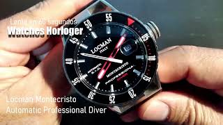 LOCMAN MONTECRISTO AUTOMATICO PROFESSIONAL DIVER [upl. by Akin]