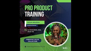 PRO PRODUCTS PRESENTATION African Leader  Julia Maleka 13112024 [upl. by Warthman]