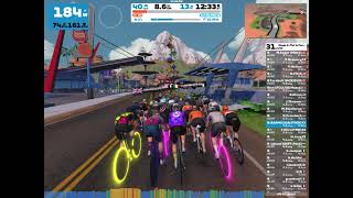 240104 Zwift  Race Stage 1 Flat is Fast  Tempus Fugit B on Tempus Fugit in Watopia [upl. by Ball]