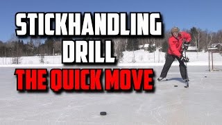 Stickhandling Drills 2 The Quick Move [upl. by Anivel913]