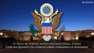 LInno nazionale degli Stati Uniti dAmerica ENIT testo  Anthem of USA Italian [upl. by Bluma]