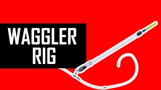 How to TIE basic WAGGLERFLOAT rig Float fishing [upl. by Noella962]