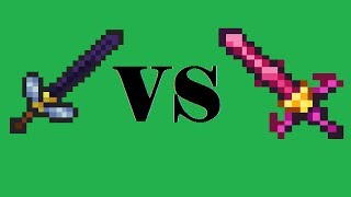 Terraria Bee Keeper VS Starfury Which Weapon Is Better [upl. by Wolram]