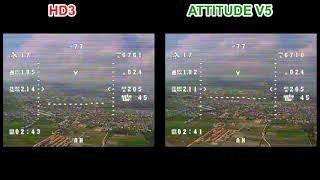 Fatshark HD3 vs Fatshark Attitude V5  Battle Longrange [upl. by Lesly289]