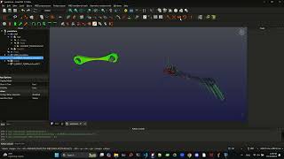 FreeCADMBDynCalculix display of body force and joint force using verctor fields [upl. by Emrich]