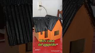 minimundos miniaturas casinha papelao ideiascriativas [upl. by Heer]