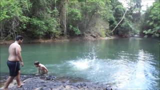 Cachoeira do Rio Claro Cachoeira da Fumaça  Uberlândia Nova Ponte Araxá [upl. by Dalpe]