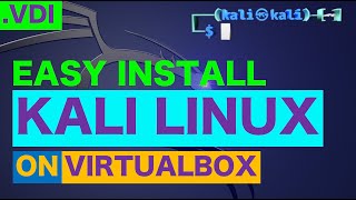 FASTEST Install Kali Linux in VirtualBox in 2024 using VDI VBOX [upl. by Einatirb]