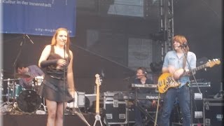 Jeanette Biedermann mit EWIG live beim Europafest in Magdeburg 2 [upl. by Relyk]