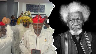 PYRATES CONFRATERNITY CELEBRATES PROF WOLE SOYINKA AT HIS 90TH BIRTHDAY CELEBRATION IN ABEOKUTA [upl. by Essyla]