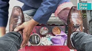 ✨ ULTRA SHINE ✨ASMR Shoe Shine Street in Mexico asmr shoeshine mexico [upl. by Friedland]