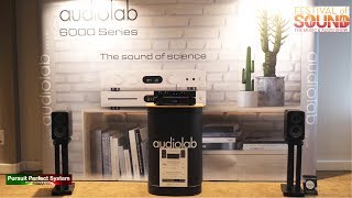 Audiolab NEW 6000 Range 6000A  CDT amp Wharfedale Speakers  Festival of Sound 2018 [upl. by Ahterod]