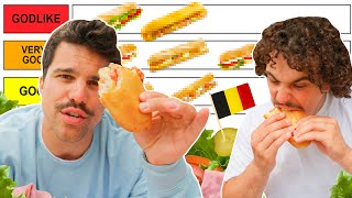 THE ULTIMATE BROODJES TIER LIST 🥖🇧🇪 BELGIAN SANDWICH CULTURE [upl. by Newra]