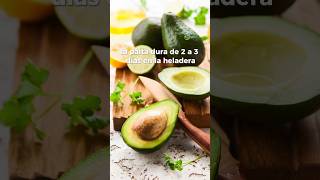 🥑El TRUCO para conservar Aguacate en la heladera sin que se oxiden después de cortarlo sabiasque [upl. by Asseram641]