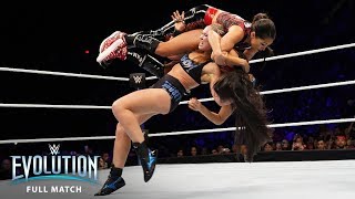 FULL MATCH  Ronda Rousey vs Nikki Bella  Raw Womens Championship WWE Evolution WWE Network [upl. by Chipman725]