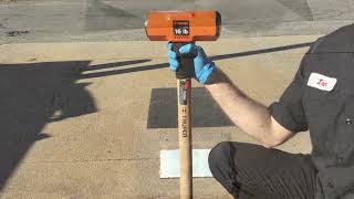 Sledgehammer Impact Resistance Test ARC I BX1 Coating vs Competition [upl. by Qirat]