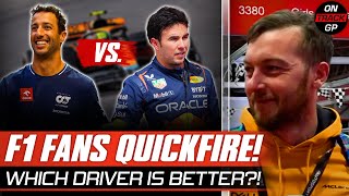 SENNA Or PROST  PIASTRI Vs ALBON  Prime Vettel BETTER Than Verstappen  F1 FANS QUICKFIRE [upl. by Yecram]