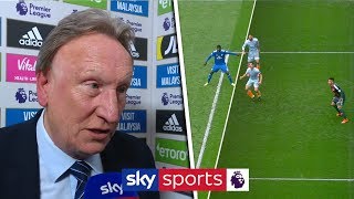 quotThe best league in the world and the worst officialsquot  Neil Warnock post match Cardiff 12 Chelsea [upl. by Genie]