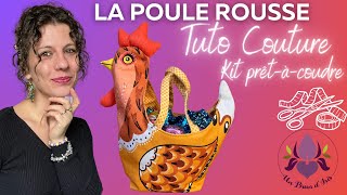 Tuto Couture Poule Rousse prêteàcoudre [upl. by Kcirddot528]