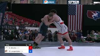 130 Kg Semis  Cohlton Schultz Sunkist Kids Wrestling Club Vs Donny Longendyke Minnesota Storm 7 [upl. by Temp]