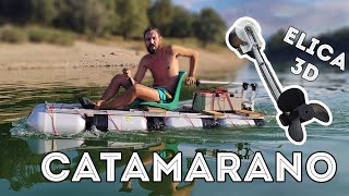 Come Fare Pacco Batterie Litio e Motore Brushless per Catamarano Elettrico con Elica 3D  Fai Da Te [upl. by Staford]