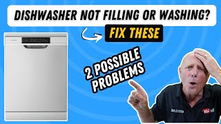 How to service dishwasher not filling with water or washing correctly White Westinghouse Electrolux [upl. by Cybil]