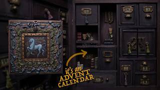 Apothecary Advent Calendar Miniature Cabinet  feat Steve the Christmas Unicorn [upl. by Resor584]