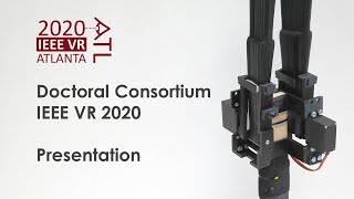 IEEE VR 2020  Enhancing ProxyBased Haptics in Virtual Reality  Doctoral Consortium  Talk [upl. by Nathalia]