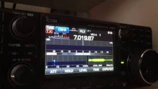 Icom IC7300 CW Features [upl. by Gnep756]