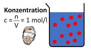 Konzentration berechnen  Chemie Endlich Verstehen [upl. by Eilyac342]