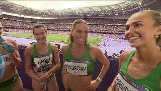 Ireland has reached the final of the women’s 4x400m relay at the Paris Olympic Games 2024 [upl. by Eigna58]