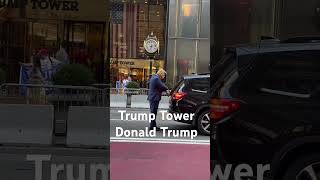 trump impersonator usa newyork newyorkcity manhattan donaldtrump trumptowers [upl. by Vasiliu]