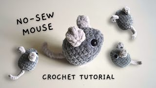 Crochet Mouse Tutorial SIR SQUEAK · Easy Beginner NoSew Amigurumi Pattern [upl. by Osnofla]