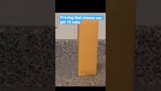 Proving that cheese can get 10 subs day 2 cheese [upl. by Michaella]