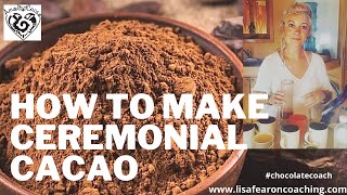 How to make delicious ceremonial cacao At home Cacao Ceremony With Best Recipe [upl. by Oeram626]