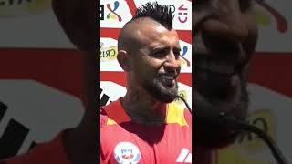 ARTURO VIDAL le MANDA un MENSAJE a PERU🔥 arturovidal chile colocolo carlospalacios futbol peru [upl. by Thema438]