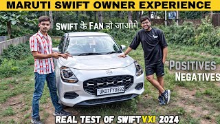 Maruti Swift VXI 2024 🔥 अब कोई Swift को Troll नहीं करेगा ❌ Swift VXI Ownership Review [upl. by Bergin]